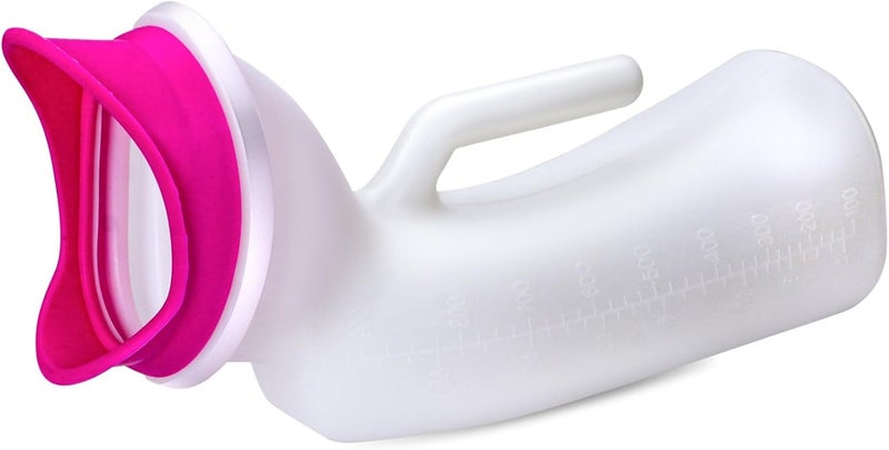 YSYONM Urinals for Women and Men Portable Unisex Urinal Bottle 1000ml Female Urination Device Pee Bottles for Emergency Travel Car & Camping Hospital Elderly Incontinence - Image 1